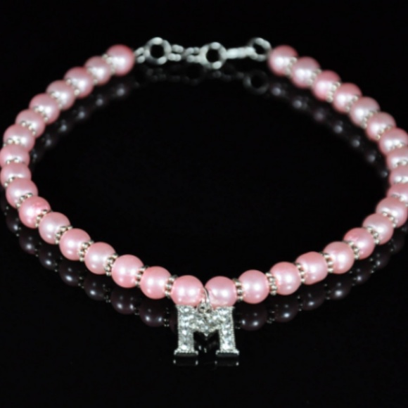 Pink Pearl Necklace with Charm - Picture 3 of 3